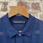 1970s Style Italian Knitted Polo Shirt Top