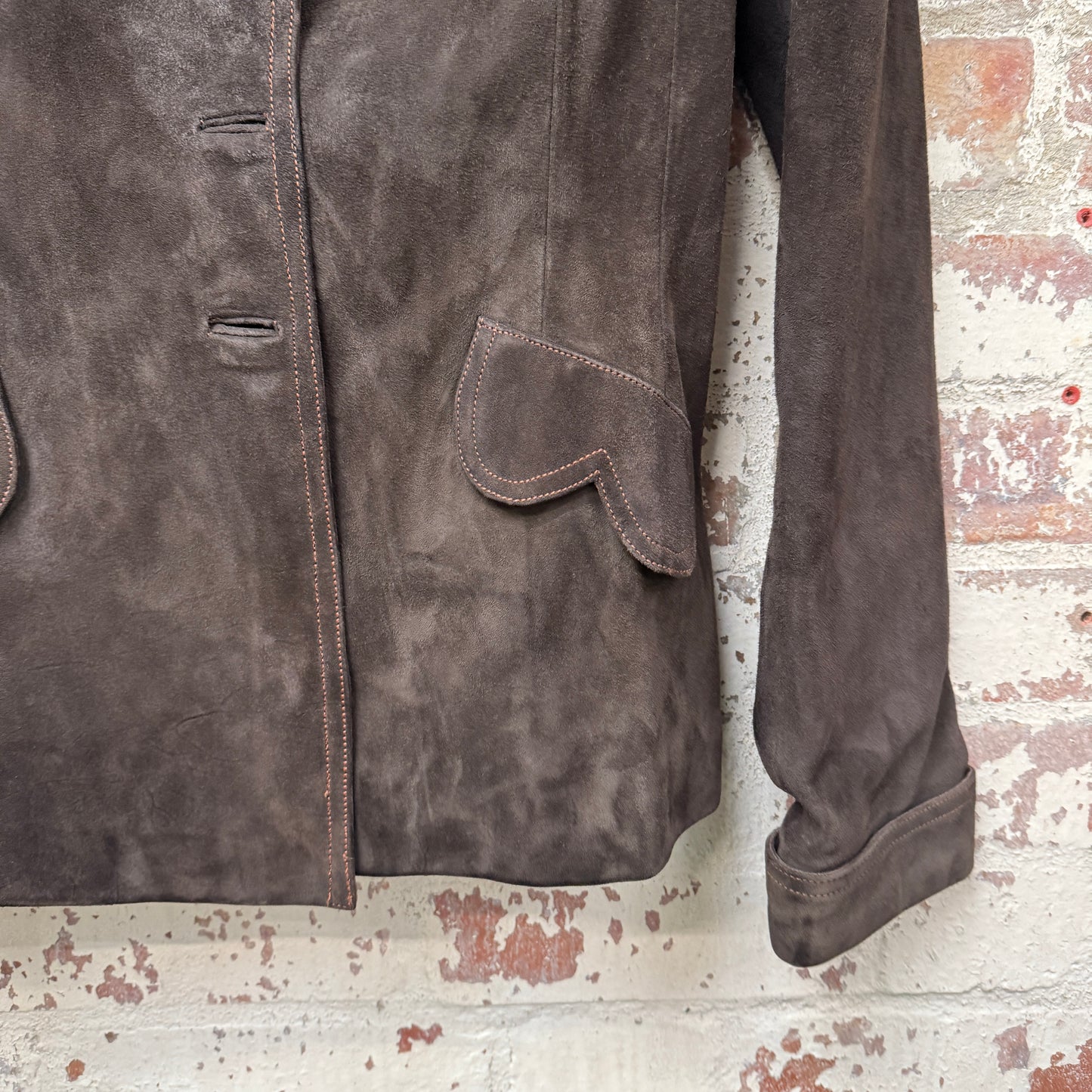 1960s Brown Suede Leather Jacket