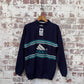 1990s Navy Adidas Knitted Jumper