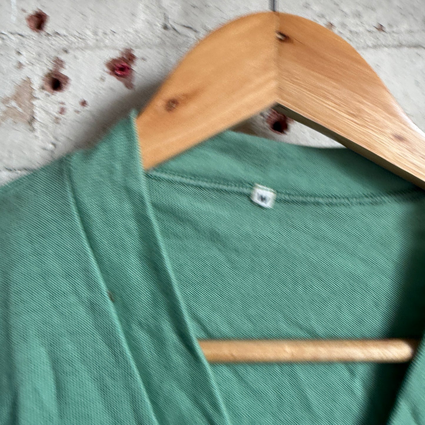1940s Green Wool Knitted Blouse Top