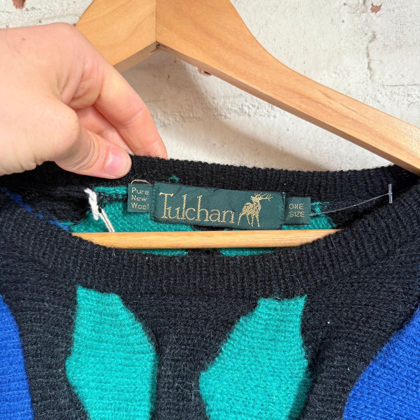 1980s Wool Knitted Multicoloured Jumper