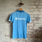 1980s Baby Blue Puma Football Template Shirt