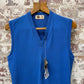 1970s Blue 'Pick" Knitted Tank Top Jumper