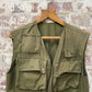 1980s Khaki Green Belstaff Tactical Gilet Jacket