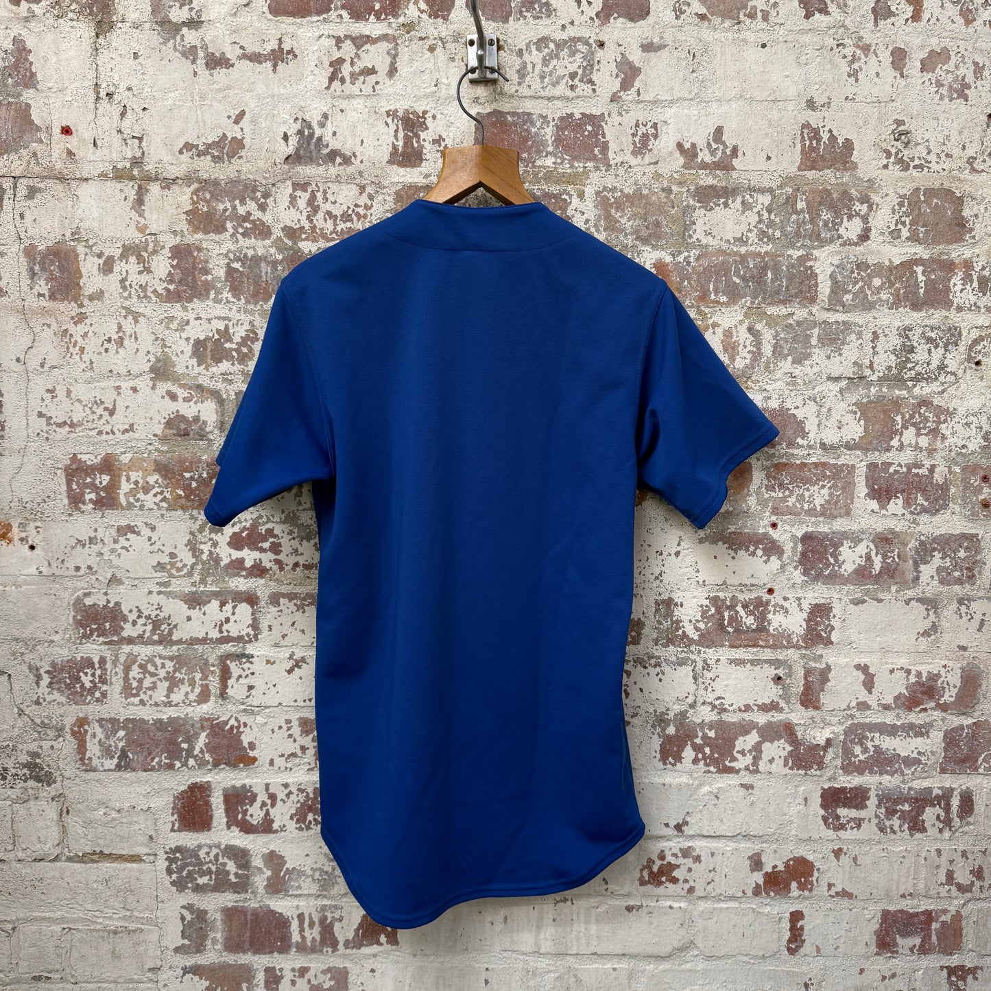 2000s Blue 'London' Button Up Baseball Jersey