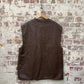 1960s Brown British Military Leather Jerkin Jacket