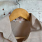 1970s Beige Italian Knitted Polo Shirt