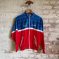 1980s Blue and Red Graphic Track Top