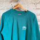 1990s Turquoise Badger Graphic Sweatshirt