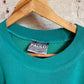 1990s Turquoise Badger Graphic Sweatshirt