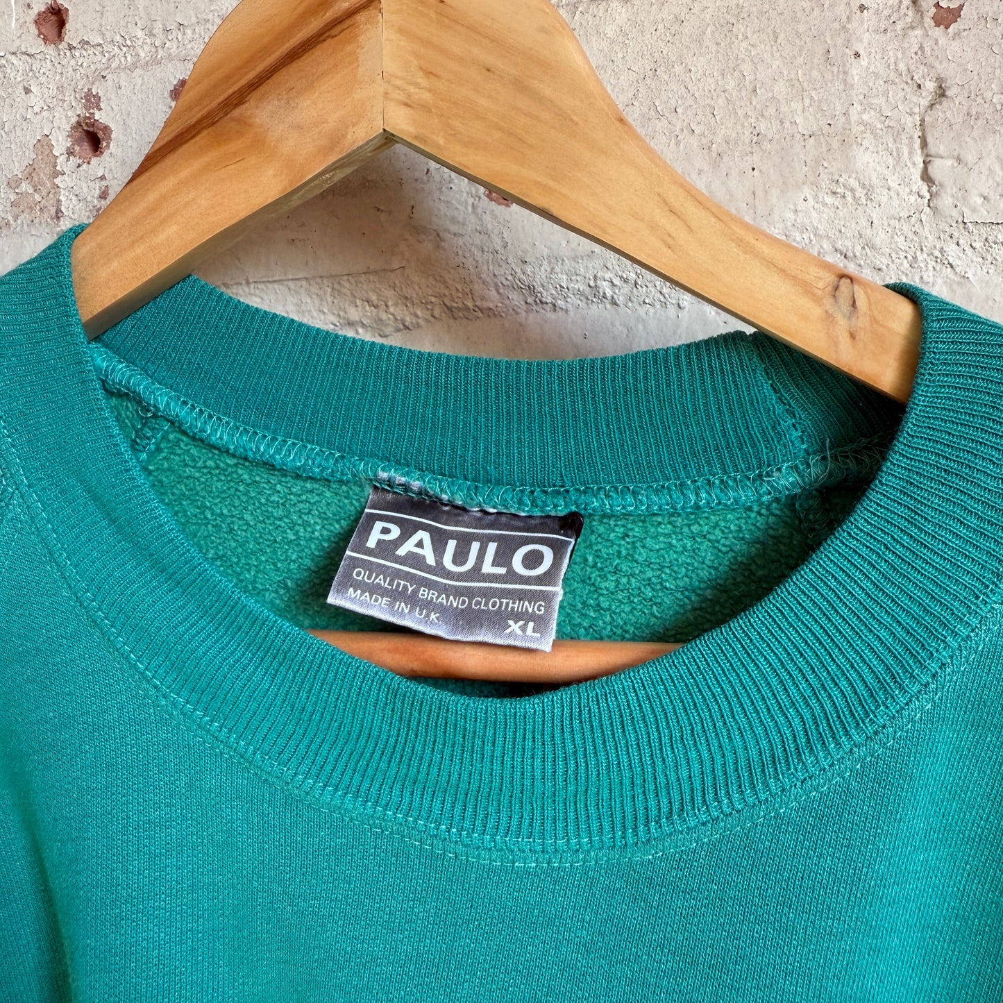 1990s Turquoise Badger Graphic Sweatshirt