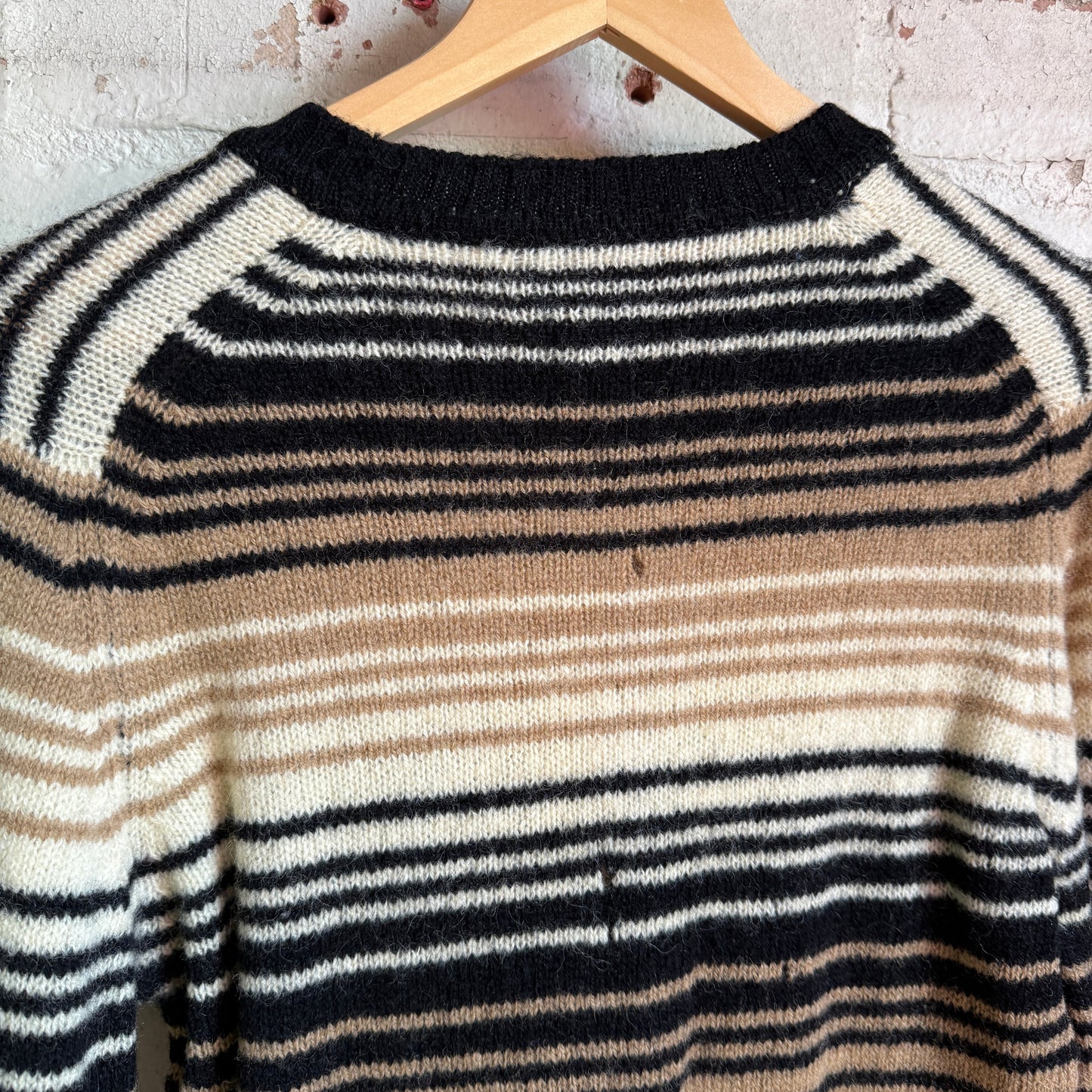 1970s Striped Wool Knitted Jumper