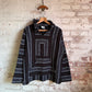 Vintage Brown Woollen Smock Hooded Jacket