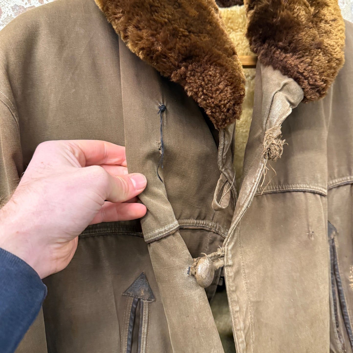 1940s French 'Canadienne' Barnstormer Jacket