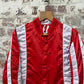 1960s Red Patterned Jockey Jacket with Hat