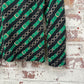 1970s Green Patterned Button Up Shirt