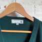 1990s Green 100% Cashmere Knitted Jumper