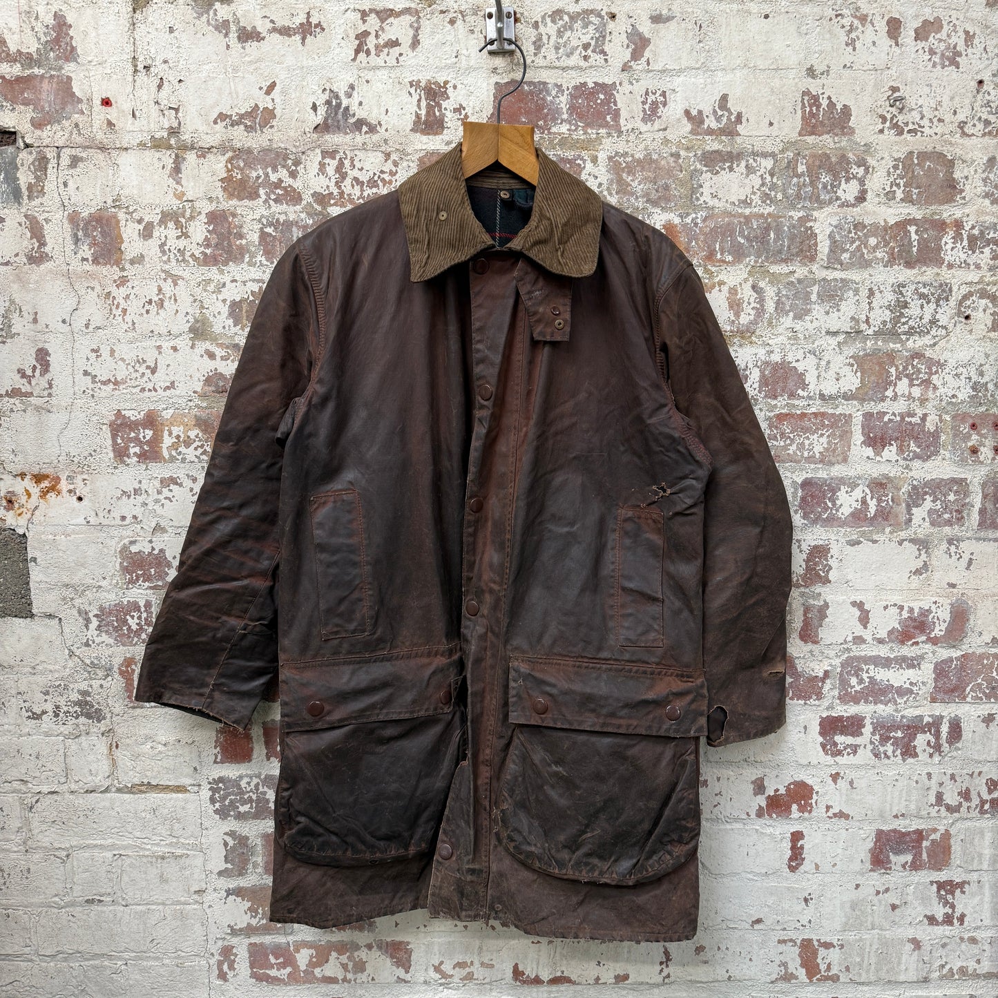 1970s Brown Wax Barbour Northumbria Jacket