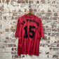 1990s Red Puma Flock Print Sports T-Shirt