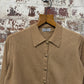 1980s Beige Jaeger Button Up Cardigan Jumper