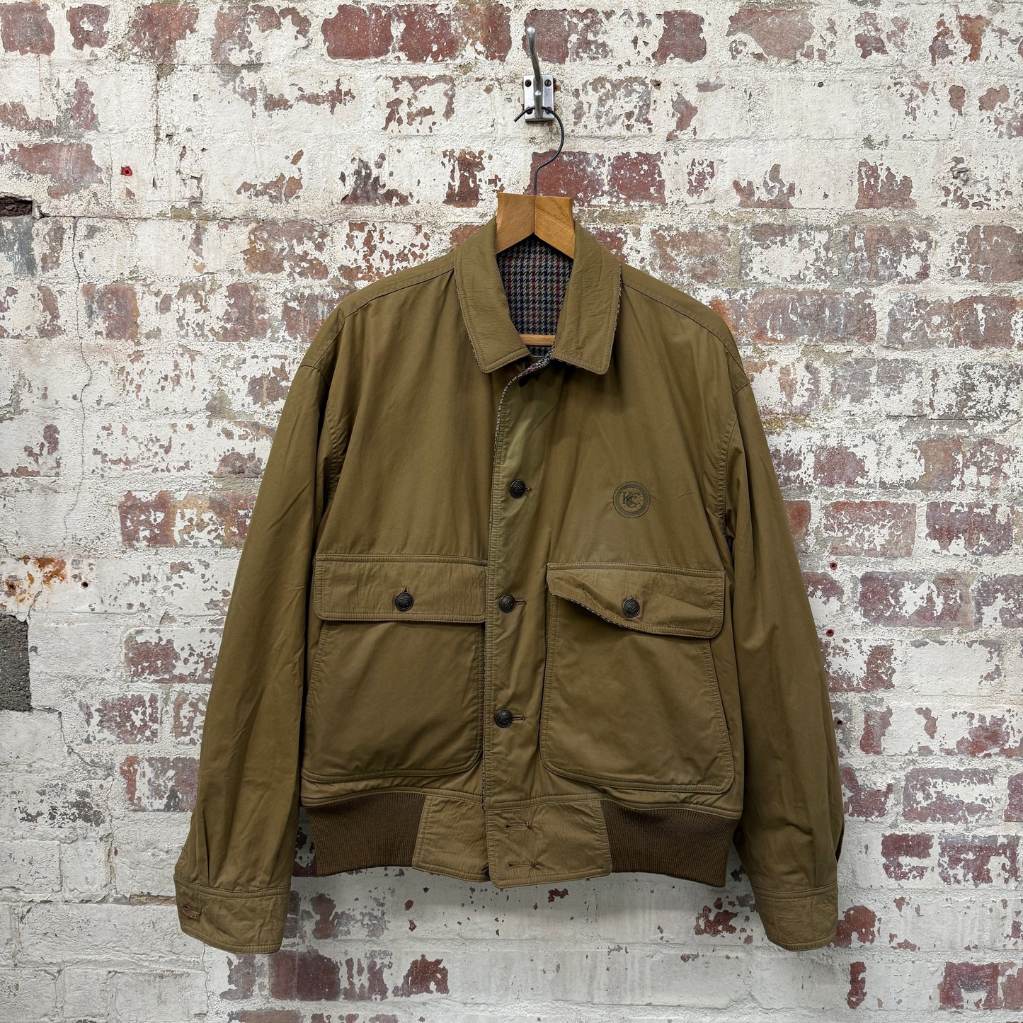 1970s Reversible Italian Harrington Bomber Jacket
