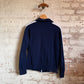 1980s Navy Zip Up Track Top