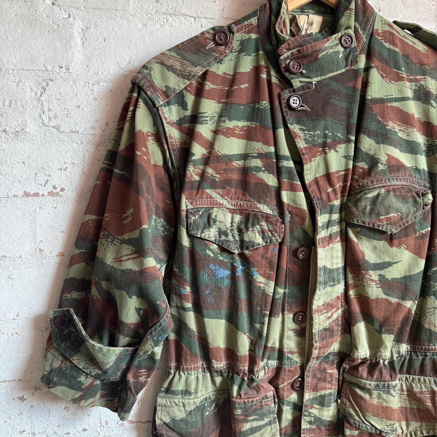 1970s French Military Lizard Camo Jacket