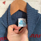 1970s Grey Patterned Knitted Roll Neck Jumper