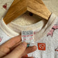 1970s White Graphic Towelling T-Shirt