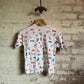 1970s White Graphic Towelling T-Shirt