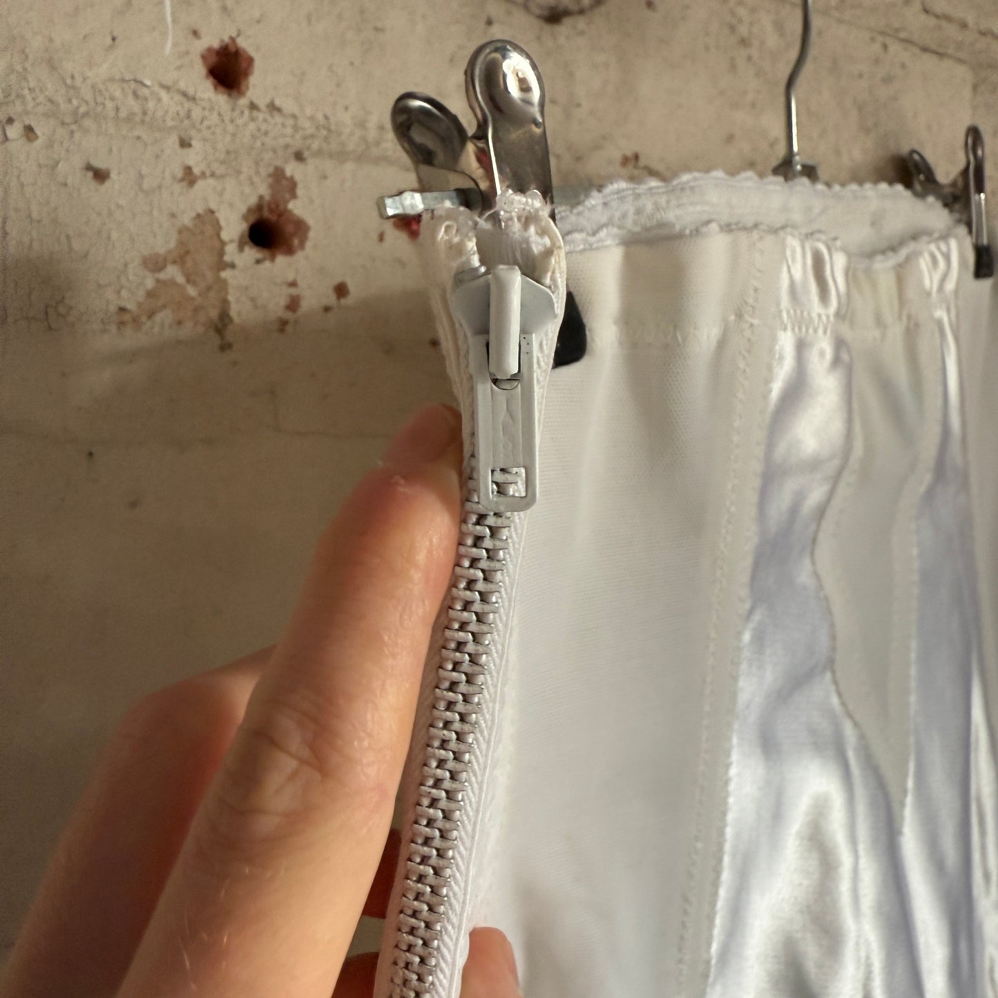 1960s White Dead Stock Italian Corset