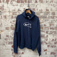 1990s Navy Nike Embroidered Hoodie Jumper