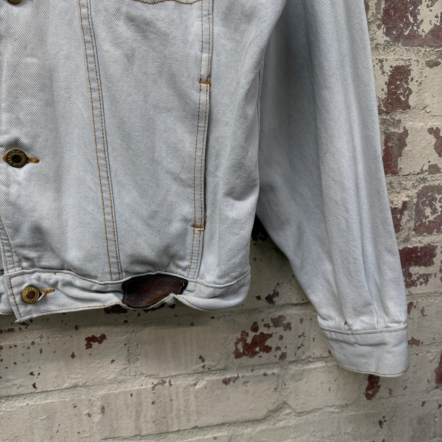 1980s Baby Blue Denim Jacket