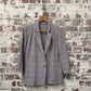1970s Checkered Blazer Style Womens Jacket