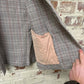 1970s Checkered Blazer Style Womens Jacket