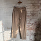 1960s Beige Wool British Formal Trousers