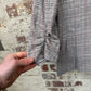 1970s Checkered Blazer Style Womens Jacket