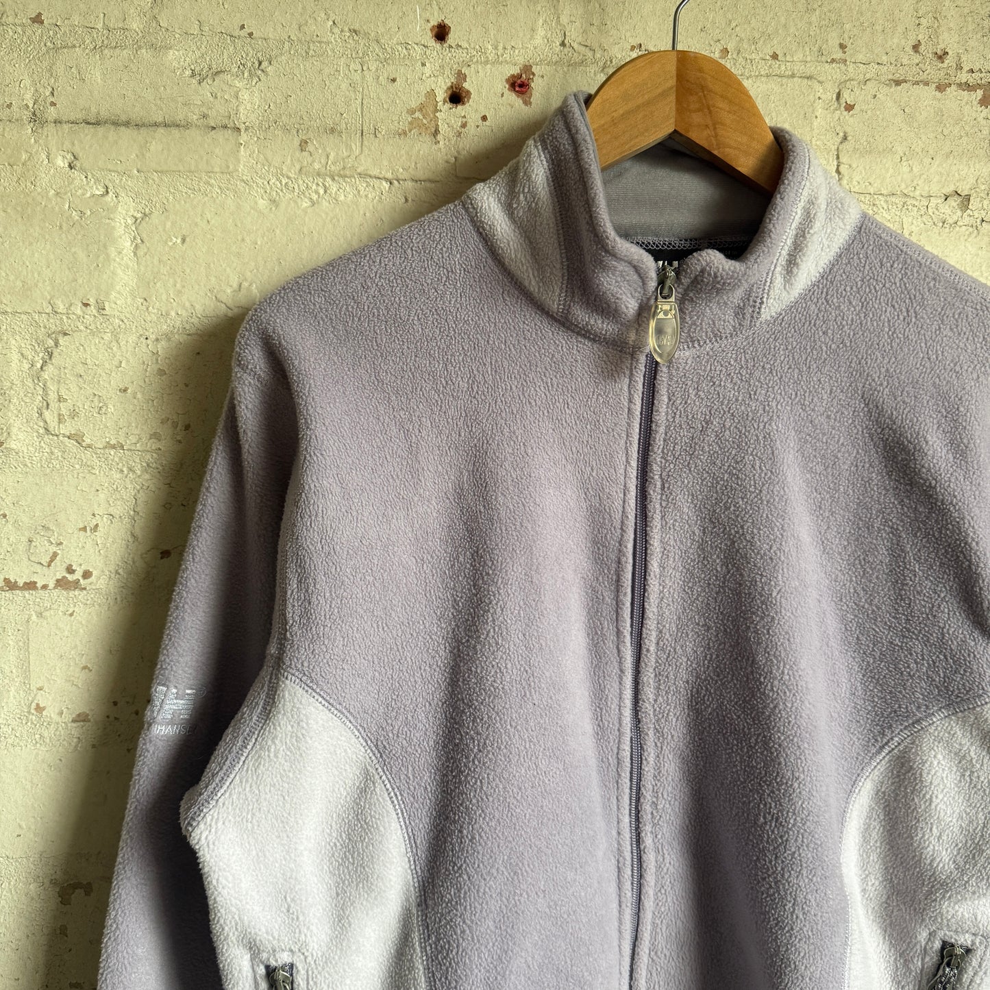 1990s Purple Helly Hansen Zip Up Fleece