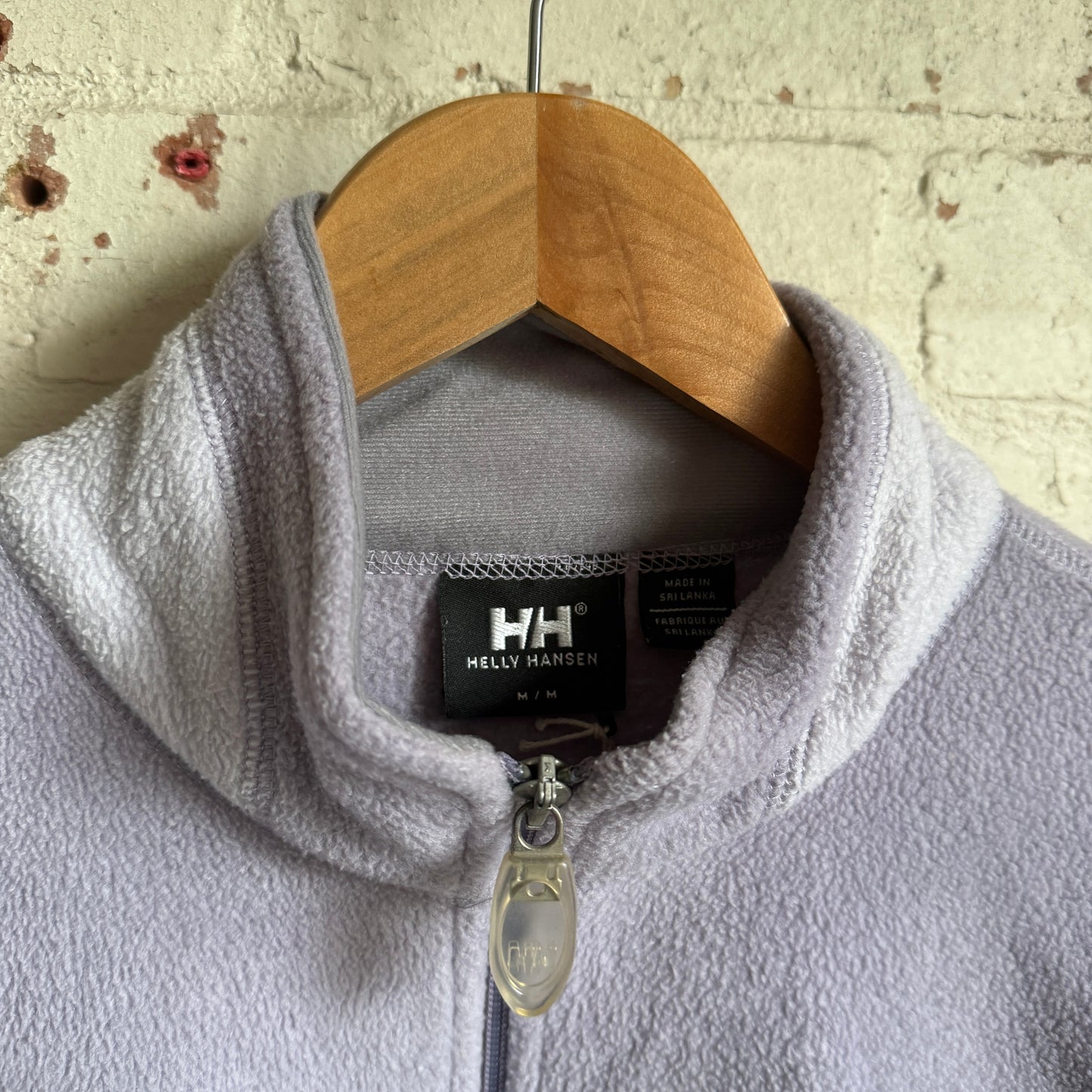 1990s Purple Helly Hansen Zip Up Fleece