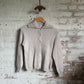 1960s Cream Wool Knitted Cardigan Jumper