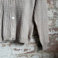 1960s Cream Wool Knitted Cardigan Jumper