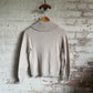 1960s Cream Wool Knitted Cardigan Jumper