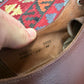 1950s 1952 Brown British Formal Leather Shoes