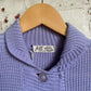 1950s Lilac Wool British Knitted Jumper