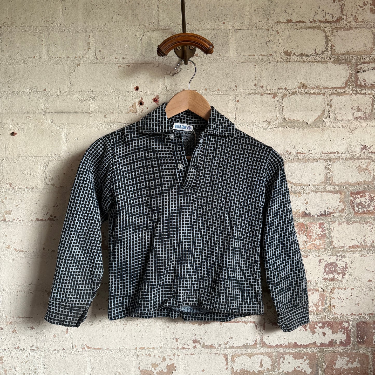1960s Kids Panel Patterned Sweatshirt