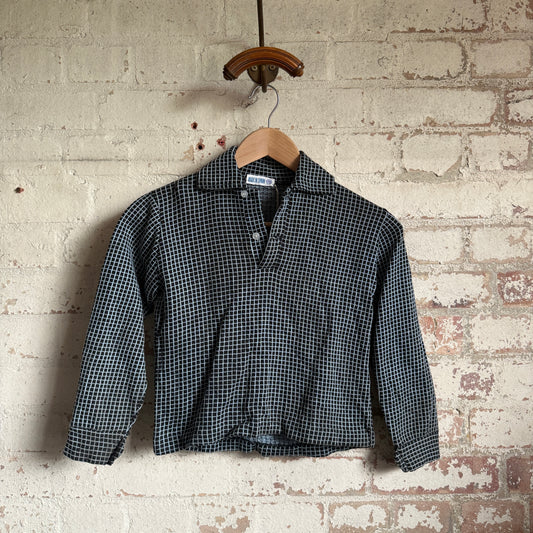 1960s Kids Panel Patterned Sweatshirt