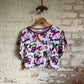 1980s Multicoloured all Over Print Graphic Vest T-Shirt
