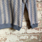 1960s Grey British Knitted V-Neck Jumper