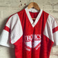 1980s Red Graphic 'Tropics' Football Shirt