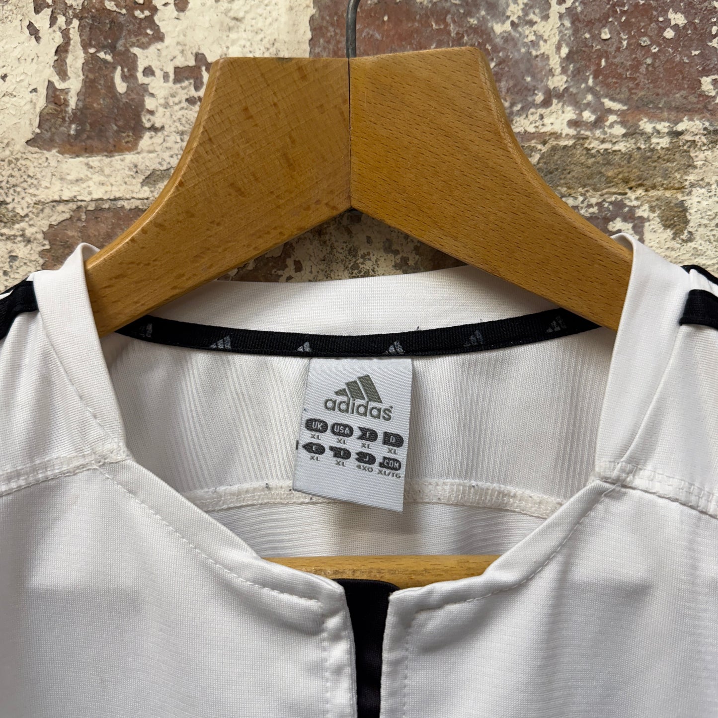 2003-2004 White Adidas Real Madrid Home Football Kit Shirt